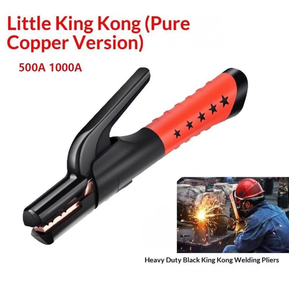 Secure Grip Welding Electrode Holder 500A 1000A Welding Tongs Electrode Clamp For Welders