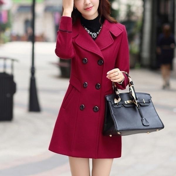 Модные осенне-зимние женские шерстяные пальто, женские пальто, элегантный шерстяной плащ, женская ветровка, верхняя одежда больших размеров