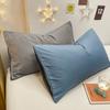 2pc 100% Cotton brushed Color block Pillowcases , Super Soft and Cozy, Wrinkle, Fade, Resistant with Envelope Closure