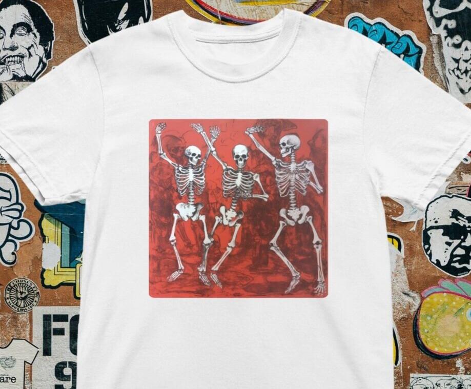 Skeletons T shirt | Horror | Gothic | Goth | Vintage | Retro | Premium Cotton