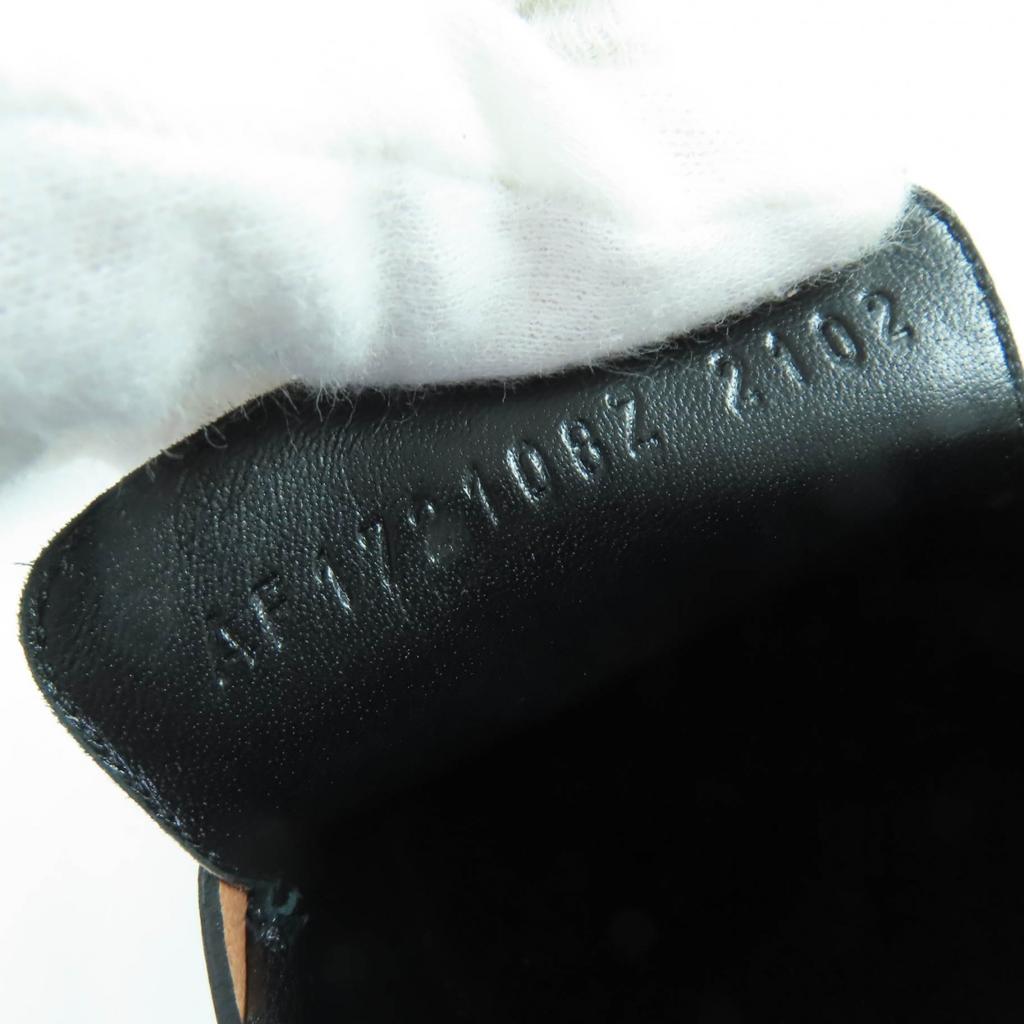 Отличные лоферы мокасины HERMES paris HMetal Кожа Черный бежевый 37 17208Z Б/у