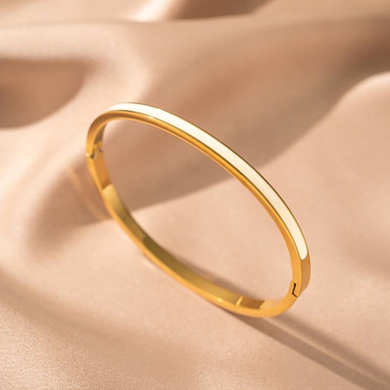 Women's K Color Buckle Oil Dripping Bracelet Bracelet High-end Hand Jewelry