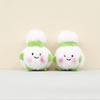 Plush Cute Garlic Keychain Plushie Toy With Pp Cotton Filling For Decor Bag