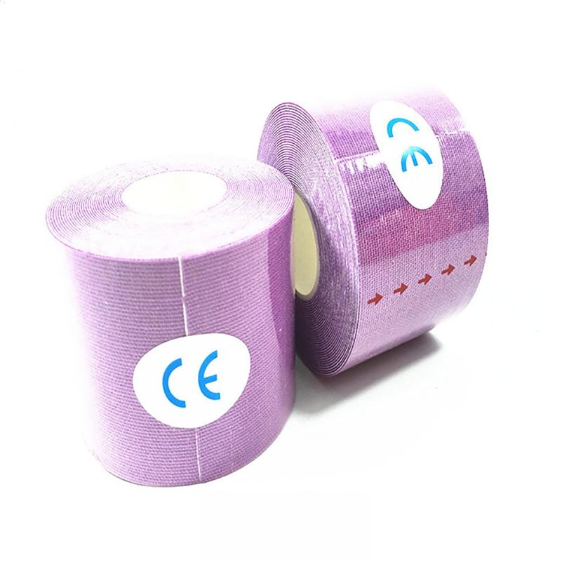 1 рулон кинезиологической ленты для мышц, спортивной, спортивной, эластичной, физиотерапевтической, 5 см х 5 м