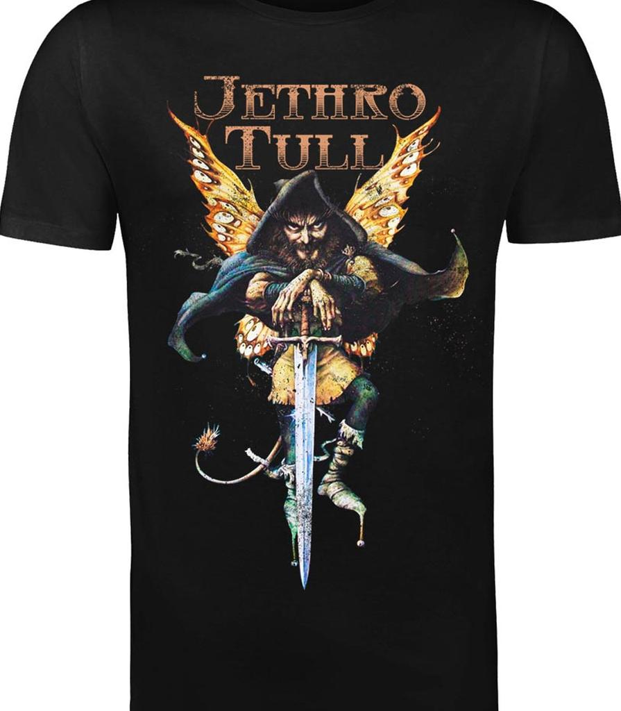 VTG Jethro Tull band black T-Shirt Mens Womens Tees Top Cotton All sizes JJ2997