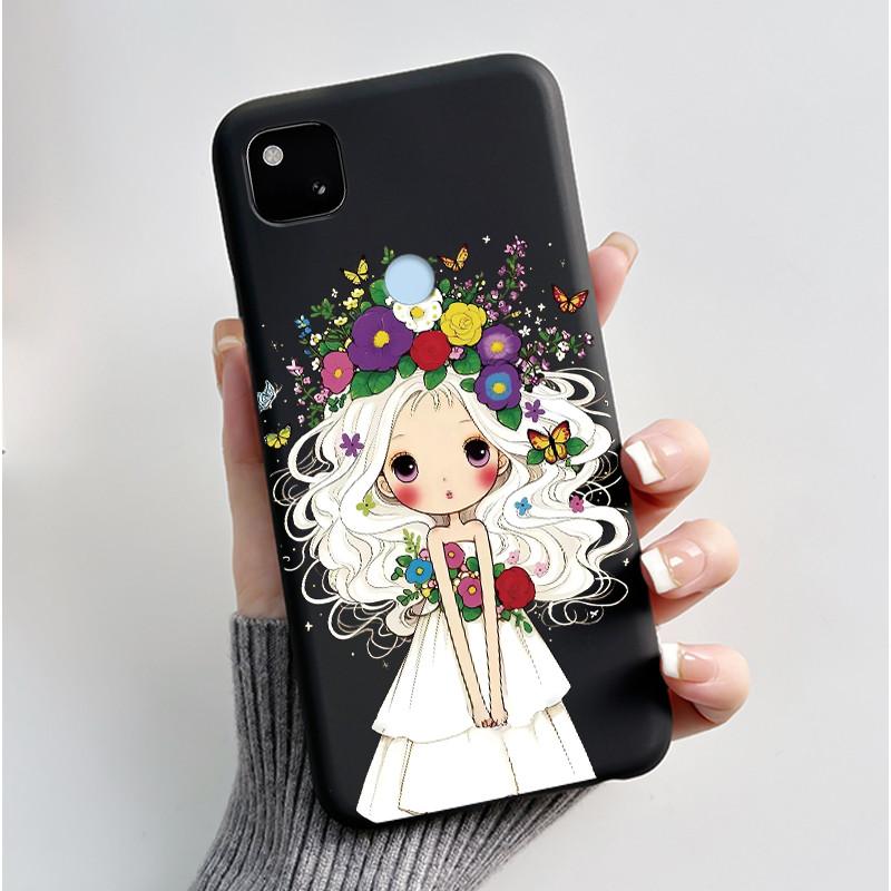 Чехол для телефона Google Pixel 4a 4G / 4a 5G, Ультратонкий, Тонкий, Эстетичный, Роскошный, Милый, Крутой, Для Мальчиков, Девочек, Мягкий Силикон, Матовый Чехол