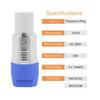 10 Pc/bag Durable Powercon Connector Male Plug Blue/White 3 Pin Speaker Plug  Beam Lamp