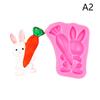 Пасхальный кролик морковь силиконовая форма шоколадный кекс выпечка помадка торты украшение инструмент тематическая вечеринка кролик милый декор принадлежности