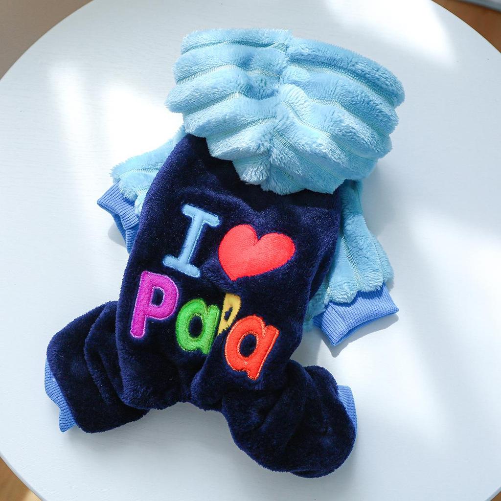 PETCIRCLE Фланелевая одежда для собак на четырех лапах - Милый и уютный осенне-зимний наряд