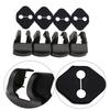 4pcs Black Plastic Car Door Lock Buckle Protector Cover for Toyota Corolla Prius RAV4 Camry Venza Highlander Sequoia Prado