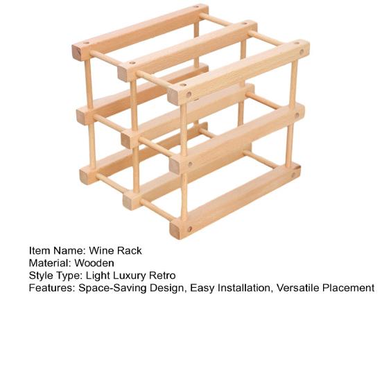 Деревянный стеллаж для вина, модульные стеллажи для хранения вина, сборка своими руками, держатель для винных бутылок, экономящий место, столешница для горизонтального хранения 12 бутылок