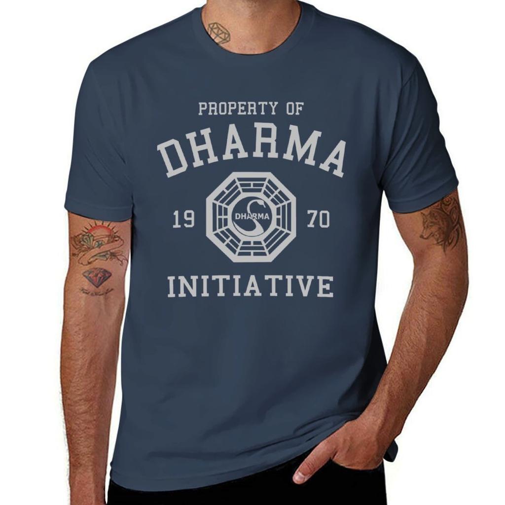 Dharma Initiative Professionals TShirt Big and Tall Casual TShirt