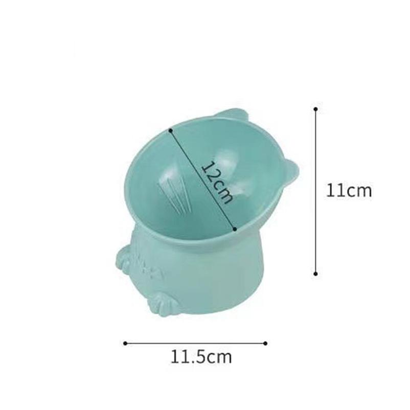 Милая кошачья миска, наклоненная на высоких ножках, кошачья миска, миска для еды, черная миска для воды, кошачья миска для еды, миска для собаки