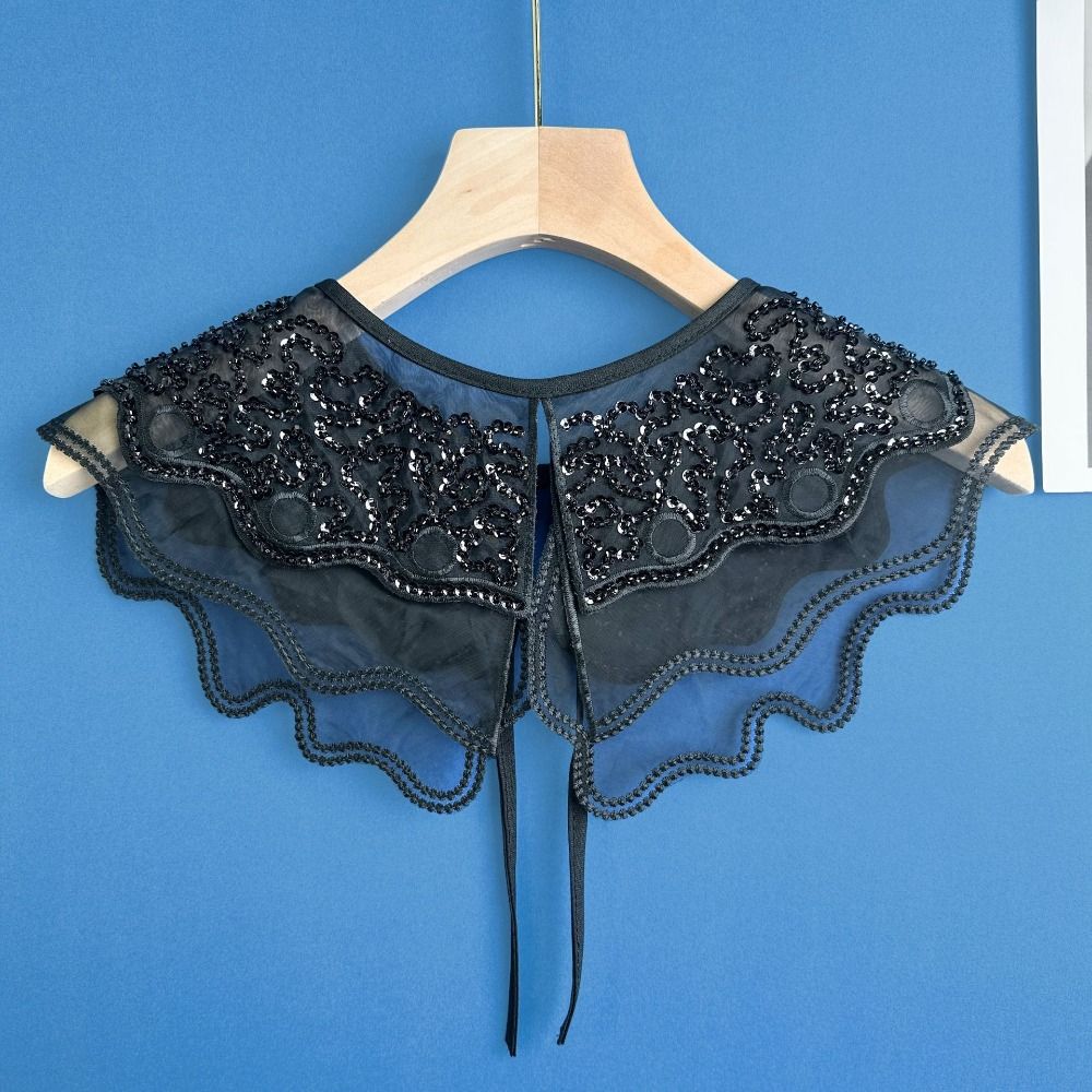 Double Fake Collar Fake Collar Front Placket Collar Fashion Dingzhu Shawl Collar