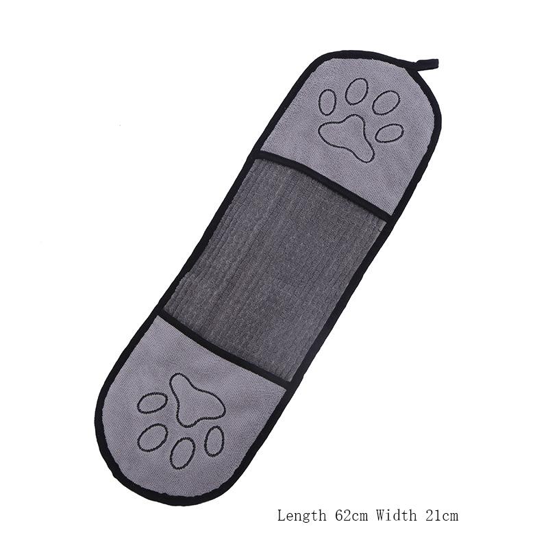 Полотенце для домашних животных 1 шт., впитывающее быстросохнущее банное полотенце для кошек и собак, халат, мягкие чистящие средства для домашних животных, аксессуары для собак