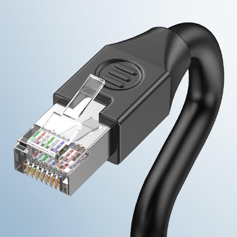 Сетевой кабель Cat5e с угловыми разъемами RJ45 Гибкий сетевой кабель Ethernet Cat5e для тесных пространств Электроника