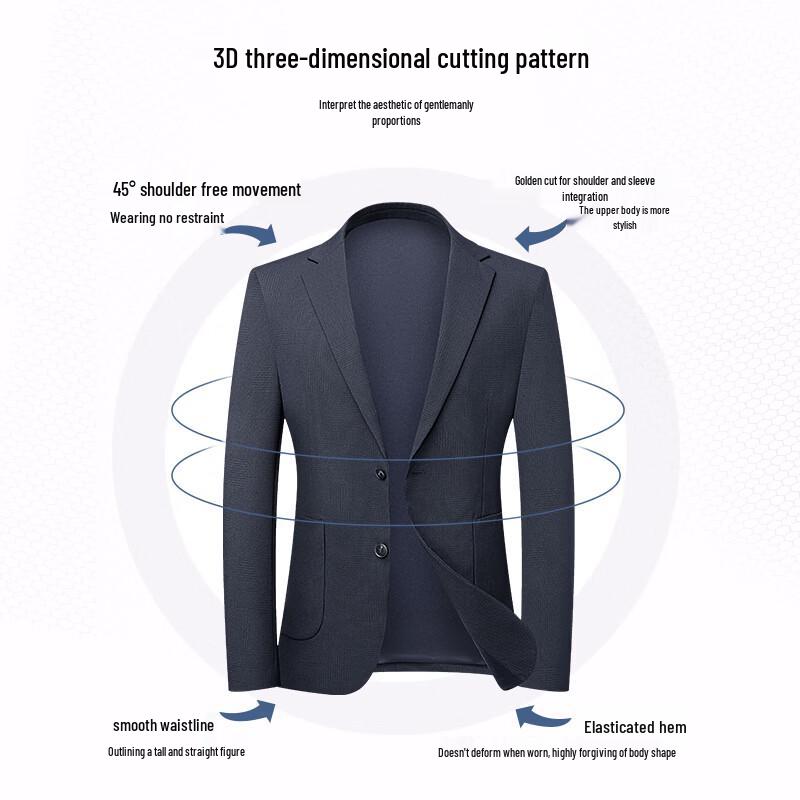 Shanshan Мужской пиджак в стиле business casual