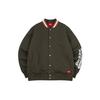 Dickies Мужская куртка с принтом, воротником-стойкой, длинным рукавом и флисовой подкладкой, цвет Хаки, DK008131A76