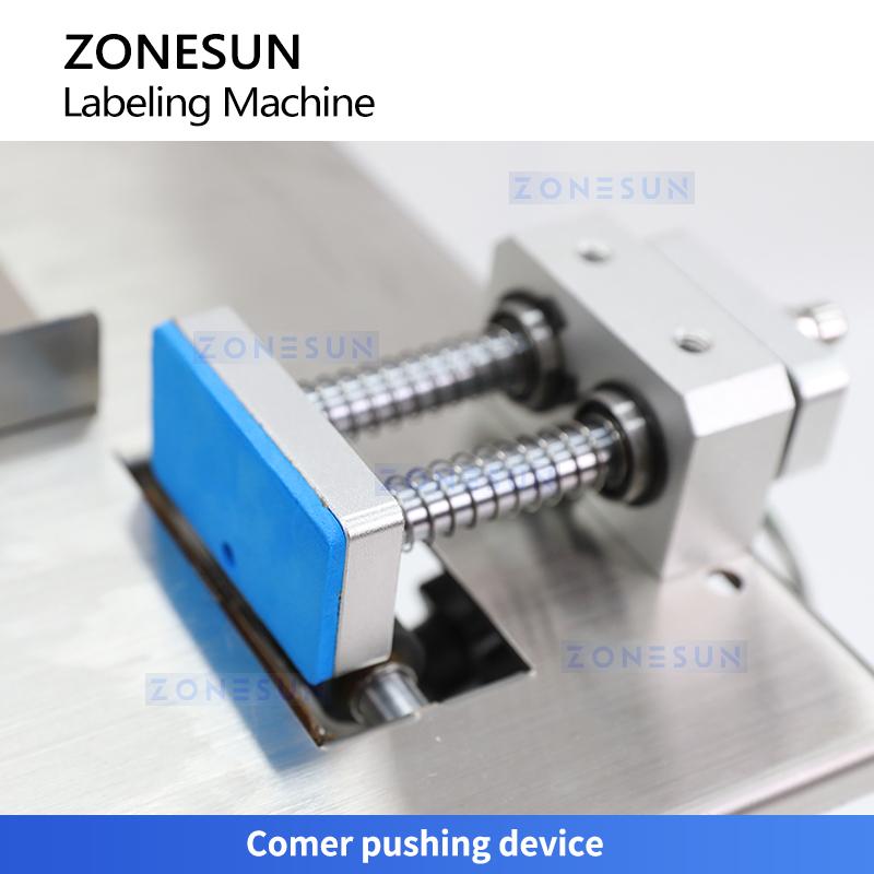 ZONESUN ZS-TB90B Автоматическая угловая машина для этикетирования коробок и бутылок с защитой от вскрытия