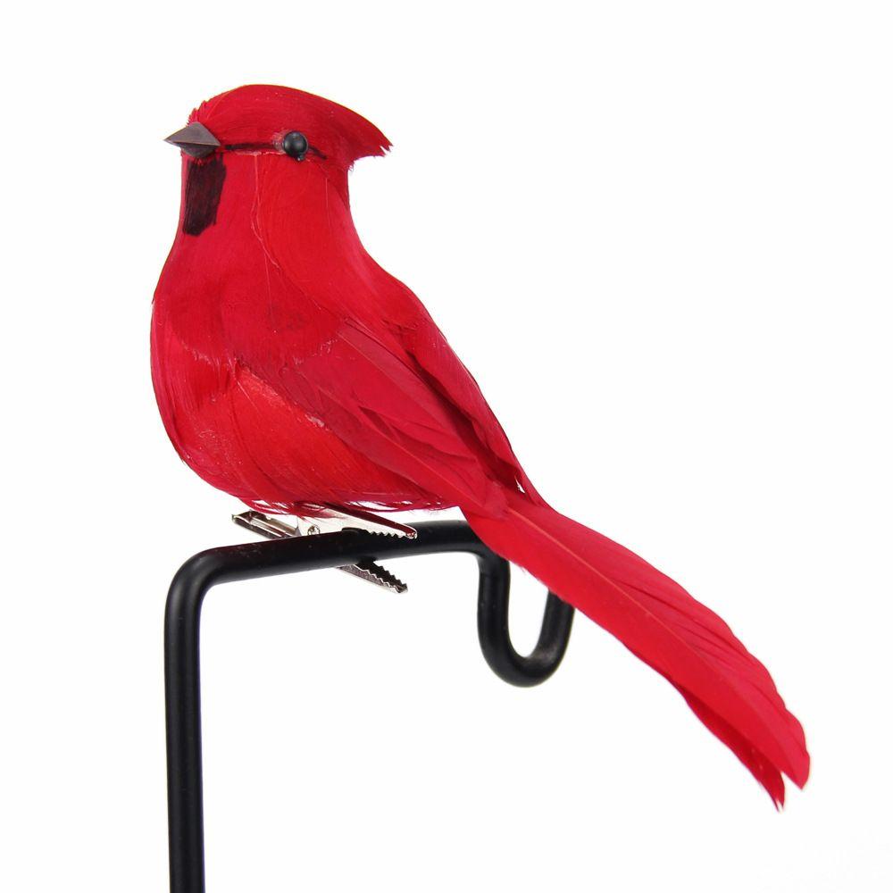 1/2PCS Foam Garden Ornament Home Decor Simulation Parrot Artificial Animal Bird Model Real Feathers