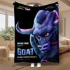 Cartoon Movie GGoat Cozy Fluffy Flannel Blanket for Home Living Sofa Chair Room Bedroom Decor for Kids Girl Birthday Gift