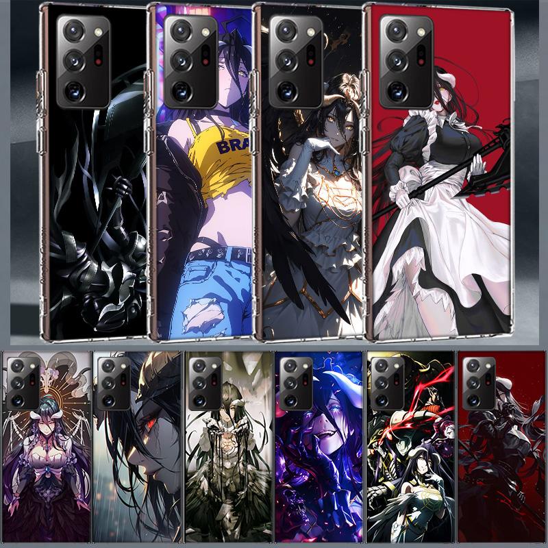 Albedo Overlord Phone Case for Samsung A55 A35 A25 A15 A07 A05S A16 A17 A26 A36 A37 A56 A57 Galaxy Note 20 10 A50S A71 A51 A31 A