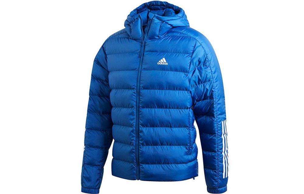 adidas Мужская пуховая куртка синяя GE6100