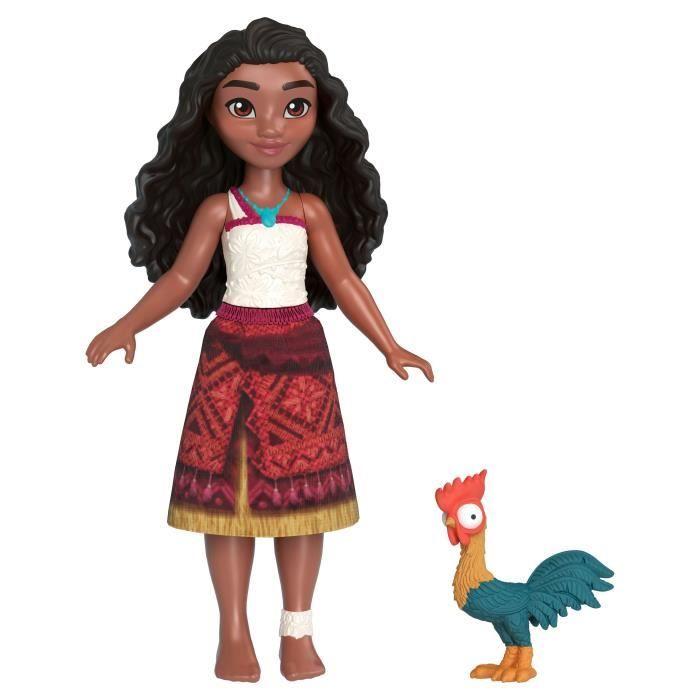 MATTEL Disney Vaiana 2 - La pirogue de Vaïana + 1 poupée Vaiana + HeiHei le poulet JBT78
