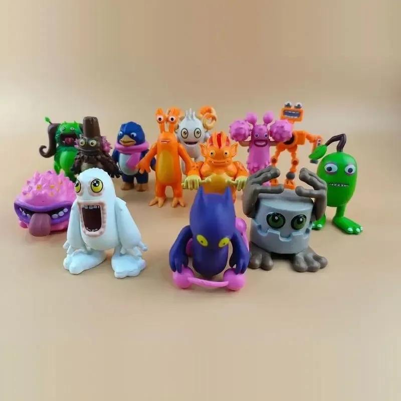 13 шт./Набор Фигурки Игрушки My Singing Monster Пластиковые Игрушки Куклы Фигурки Wubbox Фигурки Действия Подарки на День Рождения Рождество для Детей