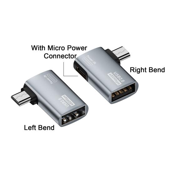 Micro USB-штекер USB-разъем-мама Адаптер OTG Play Plug и задержка без высокой скорости