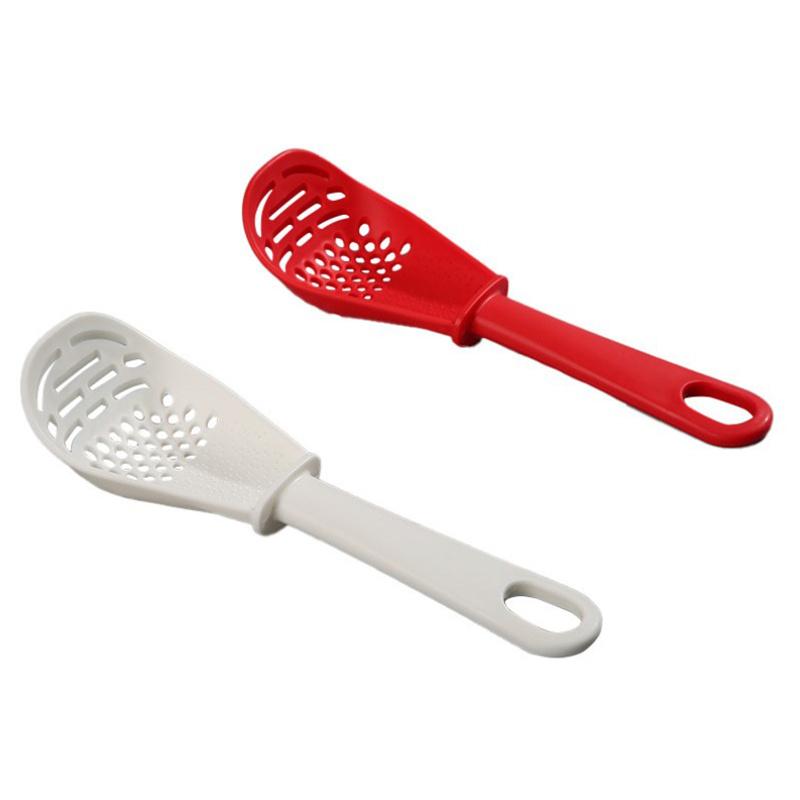 Многофункциональная кулинарная ложка-фильтр, дуршлаг, кухонная ложка для измельчения, измельчения имбиря, чеснока, силиконовый сепаратор для яичного белка