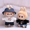 For 17cm Labubu Doll Clothes Fashion Clothes Hoodies Doll Clothes Color Match Hoodies Dolls Accessories Cute Decoration Little Cloths
