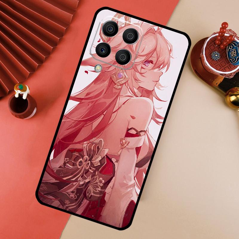 Yae Miko Genshin Impact For Samsung Galaxy M32 M16 M06 M12 M55 M15 M35 M14 M34 M54 M11 M21 M31 M13 M33 M53 M52 Case