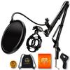 KTSOUL микрофон микрофон поп для конденсатора сумка для хранения Live Black Stand, Arm, Guard, Tabletop, микрофон, в комплекте, запись, потоковая передача,