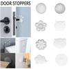 Rubber Crash Wall Transparent Protection Stickers Handle Bumpers Anti Collision Pads Door Stops