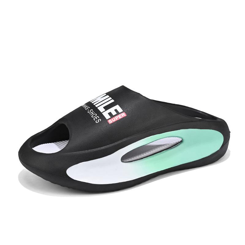 Модные летние тапочки-кроссовки для мужчин и женщин, легкие шлепанцы на платформе, мягкие полые спортивные сандалии унисекс из ЭВА, повседневная пляжная обувь 2024