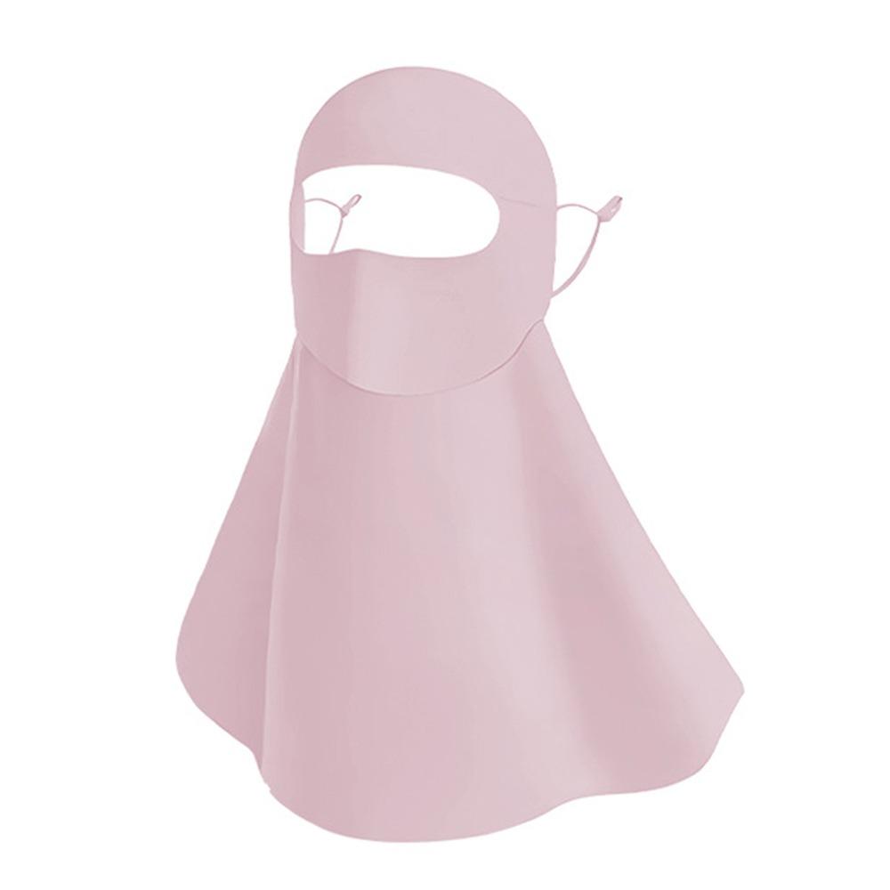 Ice Silk Mask Summer Breathable Mask Face Neck Shoulder UV Protection Sun Protective Scarf Anti-UV UPF50+ Sunscreen Shawl