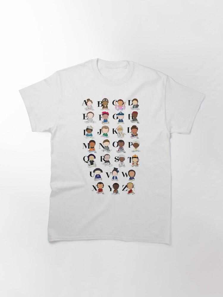 ABC Awesome Woman Alphabet Classic T-Shirt