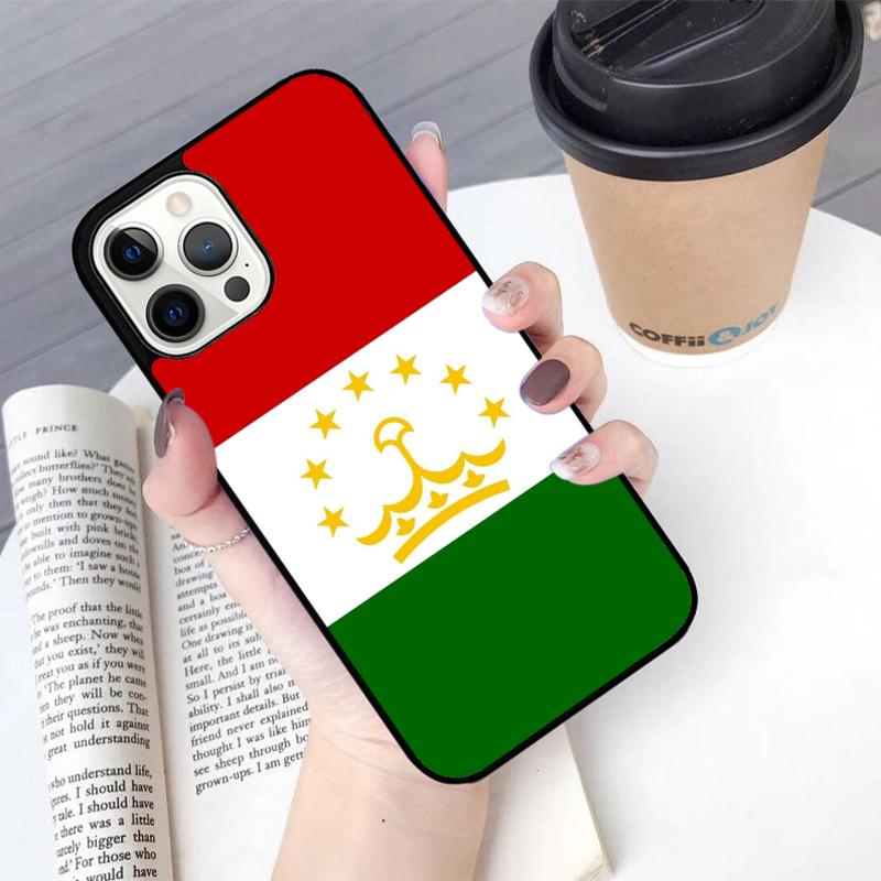 Чехол для мобильного телефона с флагом Таджикистана Для iPhone 17 Air 16 15 14 12 13 11 Pro MAX apple Plus Coque