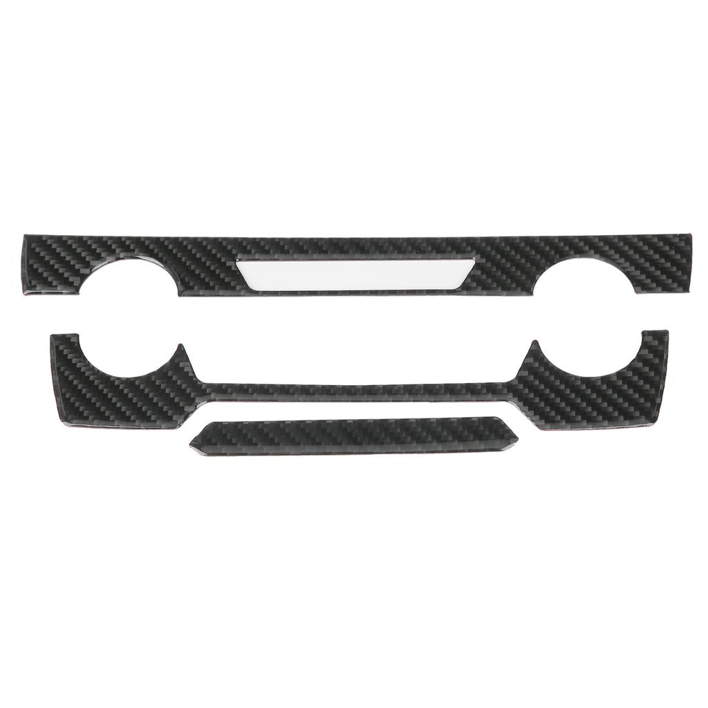 Center Console CD Panel Trim Cover Carbon Fiber Decoration Fit for Honda CRV 20162019