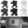 1pcs Car Steering Wheel Sticker Emblem Badge for Peugeot 308 307 408 208 508 3008 2008 3008 5008 Interior Accessories