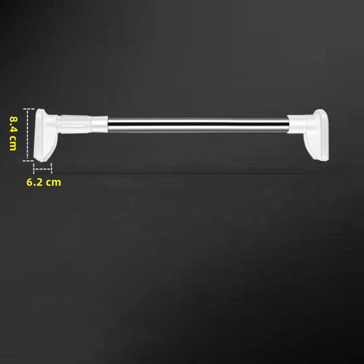 Раздвижная вешалка для одежды, многофункциональные штанги для душевых занавесок, регулируемые вешалки, простые опорные штанги из нержавеющей стали, аксессуары