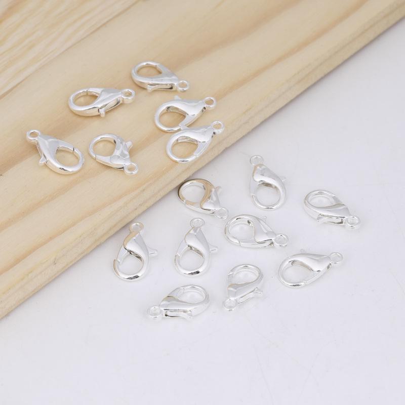 Застежка-карабин из сплава для самодельных ожерелий, браслетов, брелоков и аксессуаров для багажа