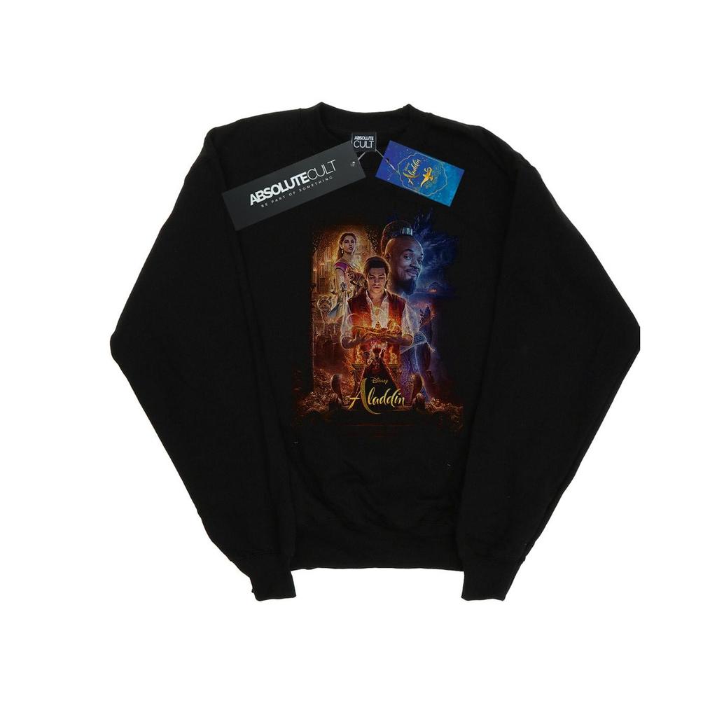 Disney Mens Aladdin Movie Poster Sweatshirt