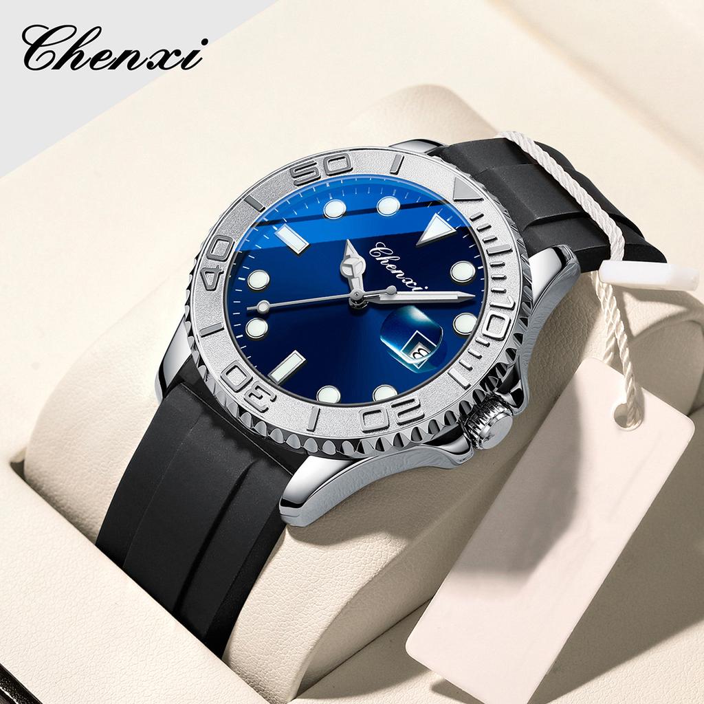 Модные Роскошные Мужские Кварцевые Часы из Нержавеющей Стали с Датой Мужские Часы Водонепроницаемые Светящиеся Деловые Повседневные Мужские Часы Reloj