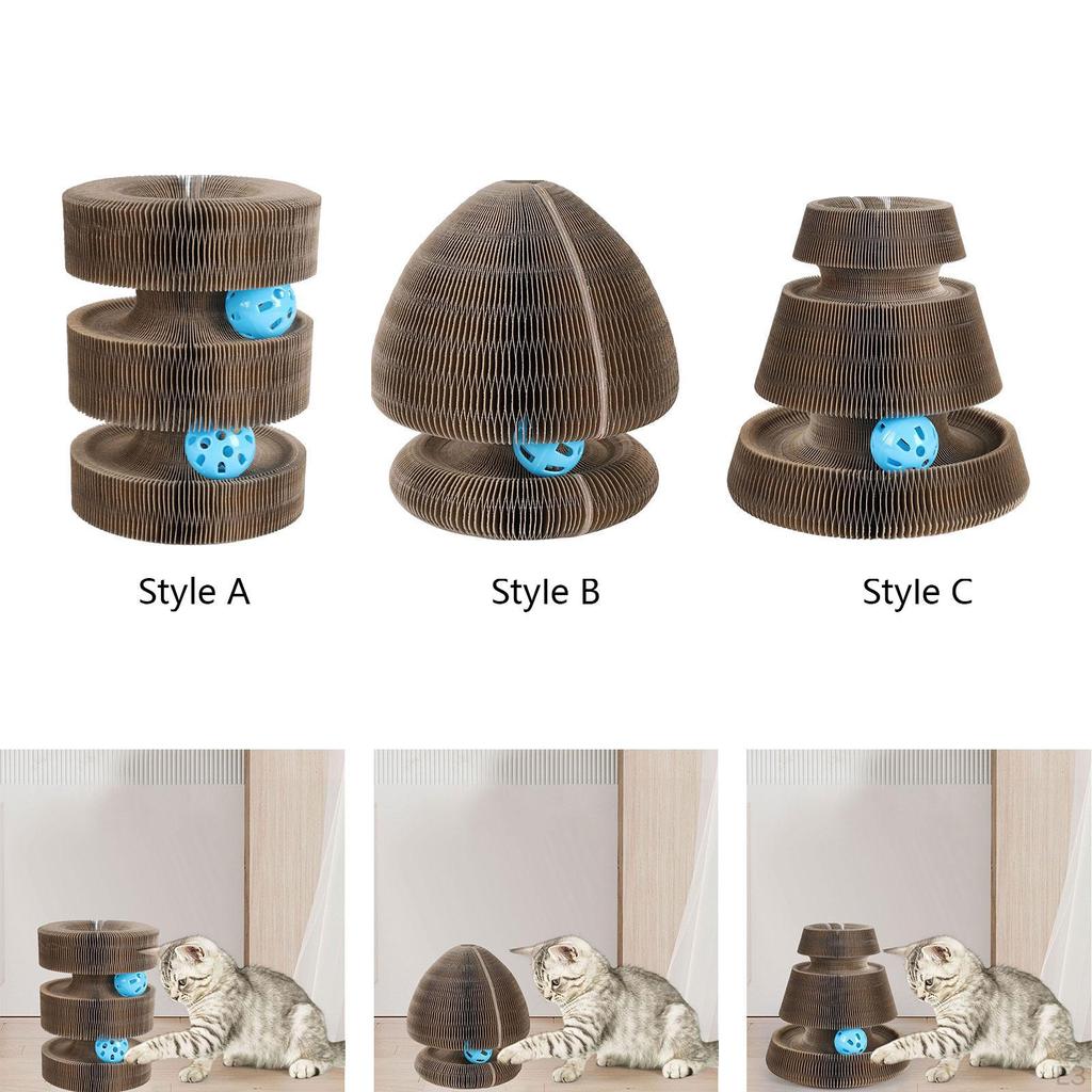 Интерактивная складная кошачья когтеточка Cordain из картона