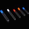 With Screw Cap Plastic Test Tubes Transparent Transparent Test Tubes  School Experiment