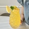 480 мл коктейльные бокалы в форме ананаса, креативная чашка для питья, прозрачное стекло для воды, бокал для красного вина, чашка для домашнего бара, вечеринки