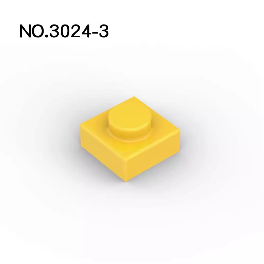 20 шт. Детали MOC 3024 Пластина 1x1 Совместимые Кирпичики DIY Сборка Строительные Блоки Частица Детская Головоломка Мозговая Игрушка Подарок