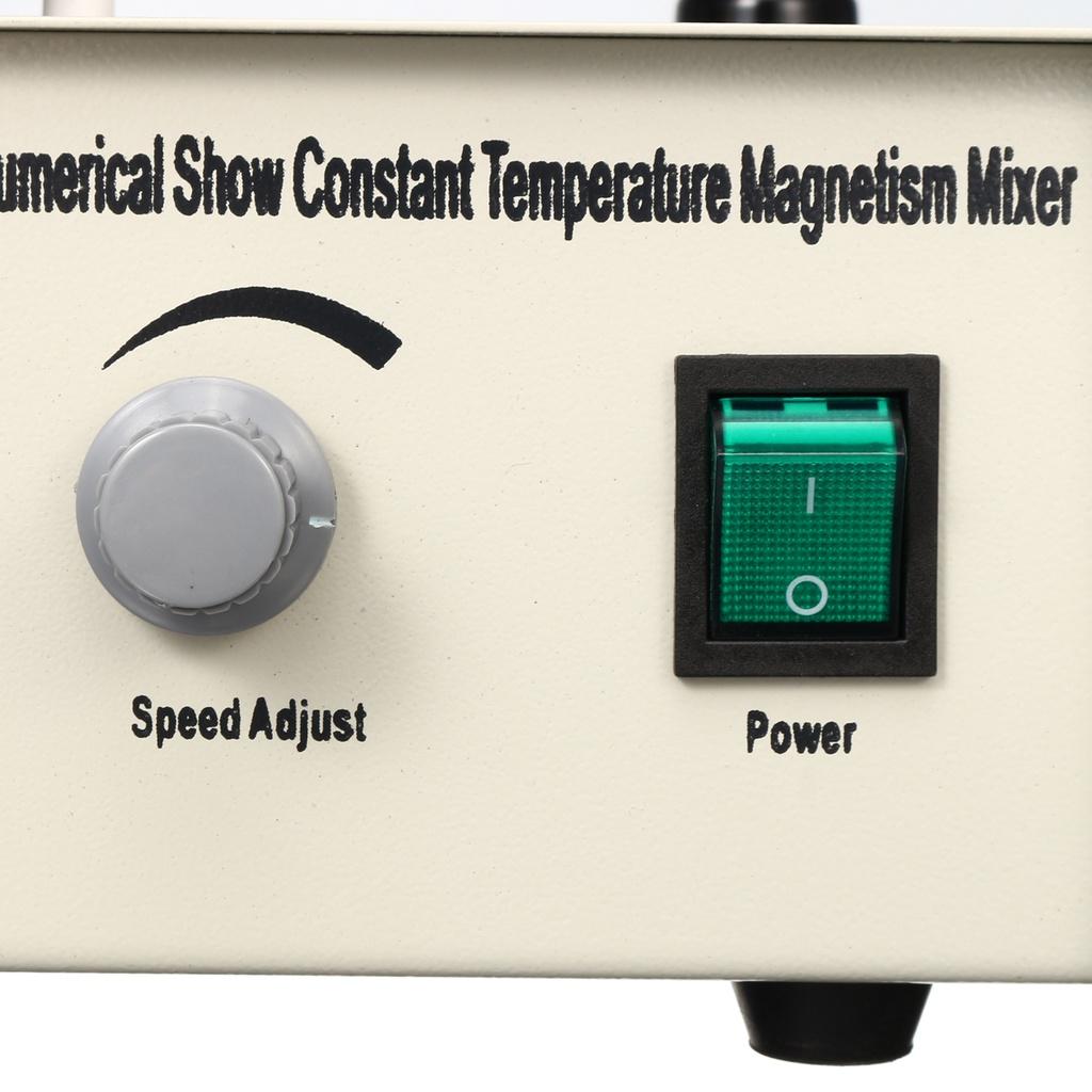 220 В Лабораторный Нагрев Двойной Контроль Миксер Магнитная Мешалка Горячая Плита Магнитная Мешалка Без Шума Светодиодный Дисплей Температуры Вилка США